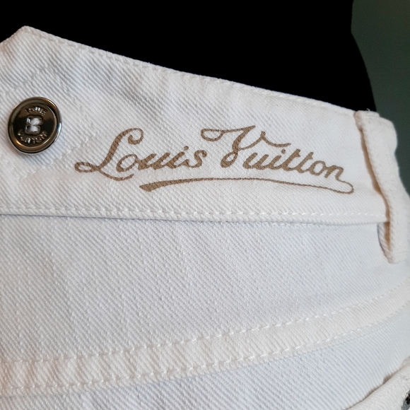 Louis Vuitton authentic denim white jeans - Picture 9 of 15
